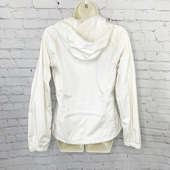 WHITE KOPPEN HOODED WINDBREAKER JACKET - SMALL - Picture 3 of 7